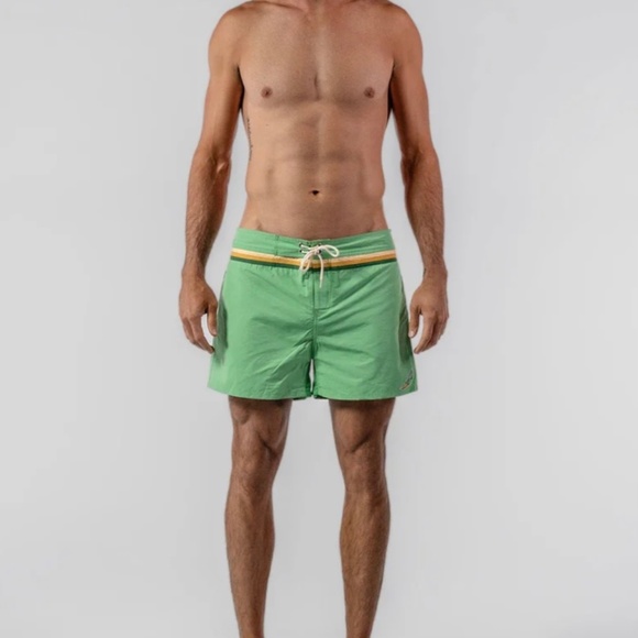 Men’s Woodpecker SWAM swim trunks in green Size Medium NWT - Picture 1 of 6